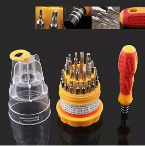Kit de ferramentas com 31 peças Chaves Torx Philips Reparação de celular Notebook PC Precisão Portátil Compacto Eletrônico Manutenção