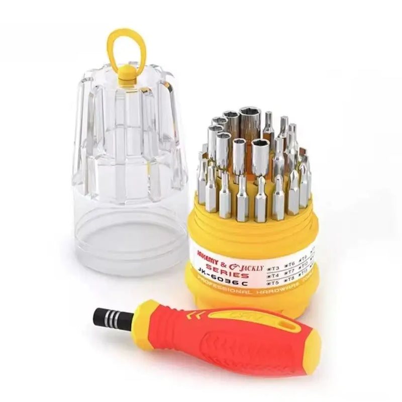 Kit de ferramentas com 31 peças Chaves Torx Philips Reparação de celular Notebook PC Precisão Portátil Compacto Eletrônico Manutenção