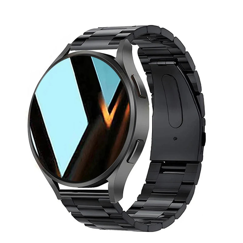 Relógio inteligente da moda Plus com tela de 1,32" para homens e mulheres, chamada Bluetooth, pressão arterial, oxigênio no sangue, relógios empresariais 2025