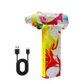 Ventilador turbo elétrico, Motor sem escovas de 160000 RPM, 350 g de empuxo, soprador a bateria, ventilador turbo de alta velocidade, soprador de pó potente recarregável por USB