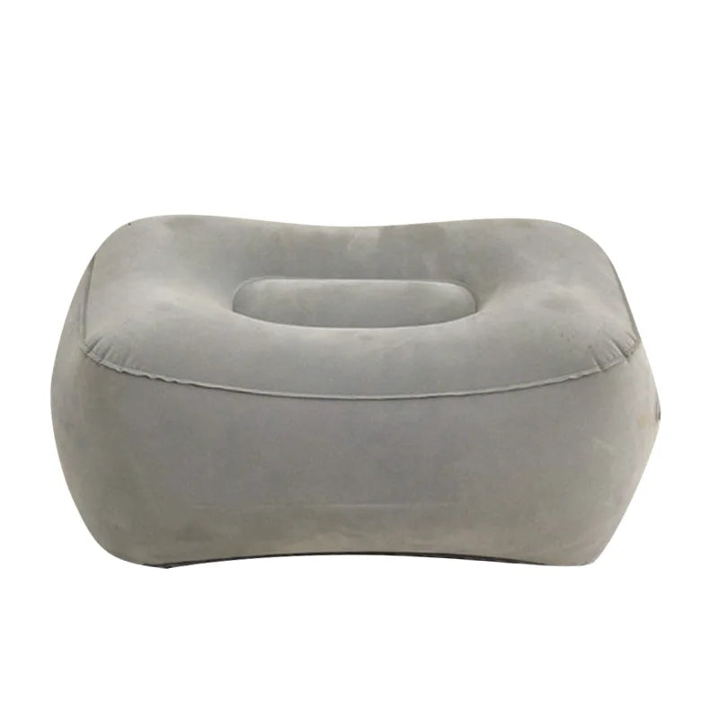 Almofada inflável para apoio de pés em PVC, almofada de ar para descanso de pés, para viagens, escritório, casa, pernas para cima, relaxante, ferramentas para os pés, embaixo da mesa