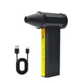 Ventilador turbo elétrico, Motor sem escovas de 160000 RPM, 350 g de empuxo, soprador a bateria, ventilador turbo de alta velocidade, soprador de pó potente recarregável por USB