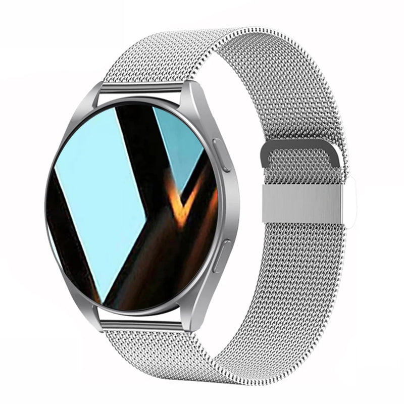 Relógio inteligente da moda Plus com tela de 1,32" para homens e mulheres, chamada Bluetooth, pressão arterial, oxigênio no sangue, relógios empresariais 2025