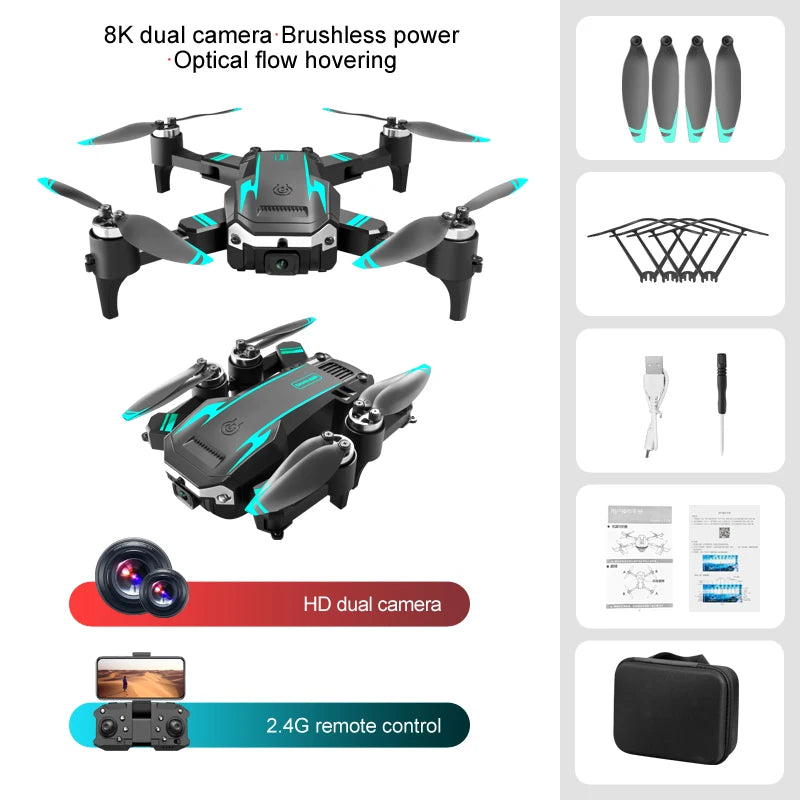 Drone Aéreo 5000M Novo G6 Profissional Dobrável Quadricóptero Drone Aéreo S6 Câmera HD GPS RC Helicóptero FPV WIFI Brinquedo