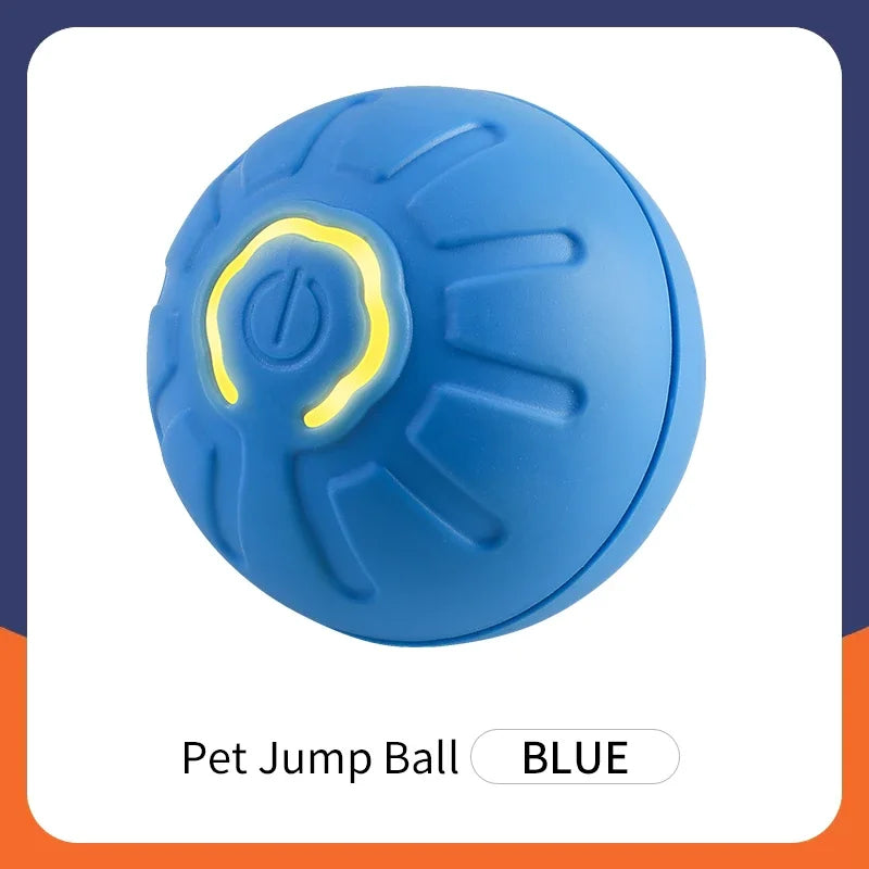 Bola de brinquedo inteligente para cachorro, brinquedo eletrônico interativo para animais de estimação, bola móvel com USB, movimento automático, quicando para filhotes, presente de aniversário, produto para gatos