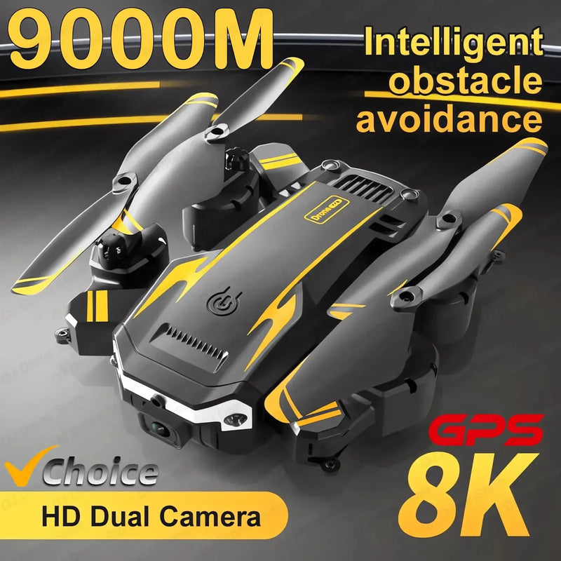 Drone Aéreo 5000M Novo G6 Profissional Dobrável Quadricóptero Drone Aéreo S6 Câmera HD GPS RC Helicóptero FPV WIFI Brinquedo