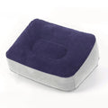 Almofada inflável para apoio de pés em PVC, almofada de ar para descanso de pés, para viagens, escritório, casa, pernas para cima, relaxante, ferramentas para os pés, embaixo da mesa